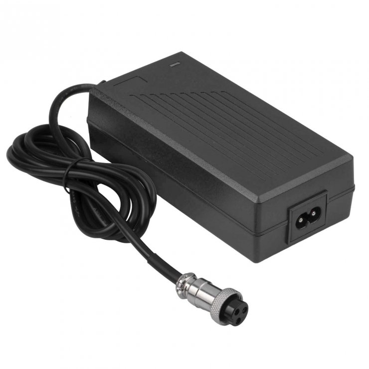 Imagine Incarcator trotineta electrica 42V/2A 84W GX16 12mm 1.2m, Akyga AK-EV-18